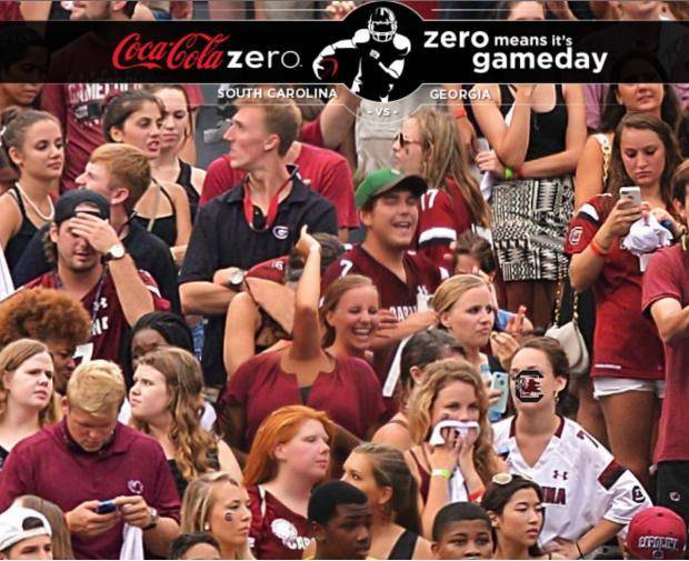Coke Zero apparently isn't good at taking panoramas either...