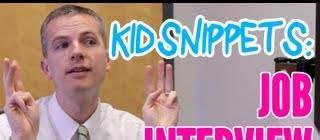 How kids imagine a job interview