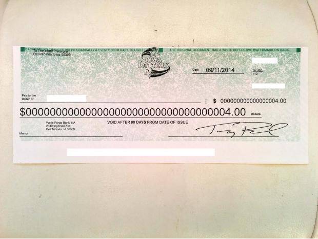Just won the lottery biztches! Bet you’ve never seen so many 0′s on a check!