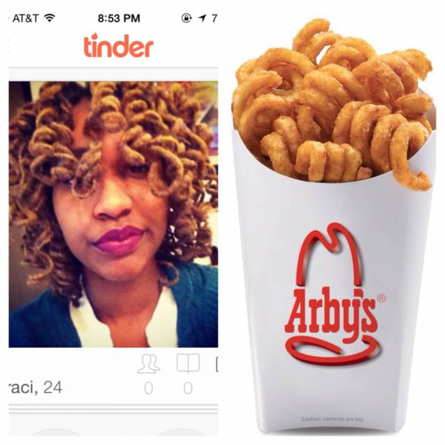 You never know who youre going to find on Tinder.