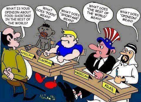 International opinions about food shortage
