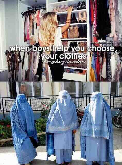 when boys help to choose your clothes