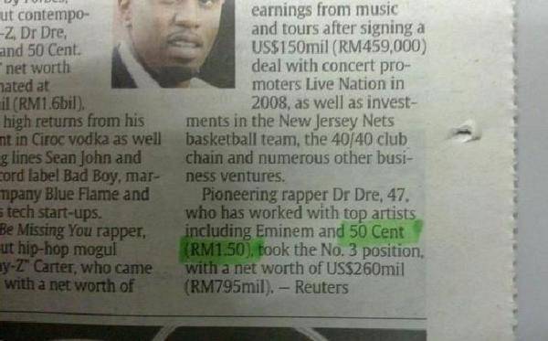 Most unnecessary currency conversion I've ever seen...