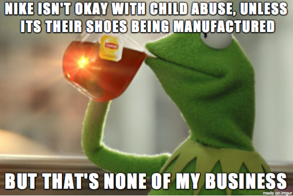 After hearing about Nike dropping their deal with Adrian Peterson...