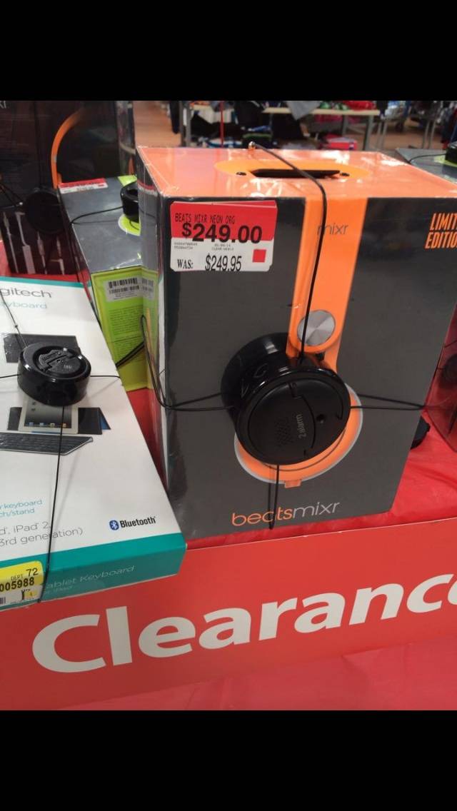 ...and now I can finally afford those Beats now that they're on clearance.
