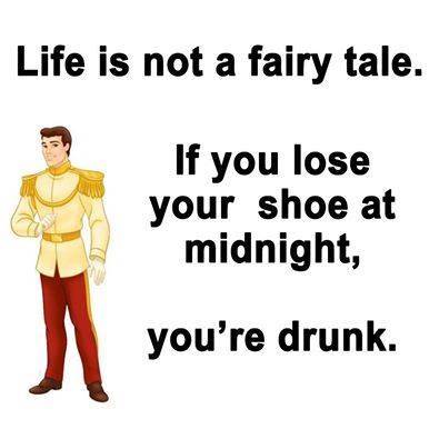 If you lose your shoe at midnight