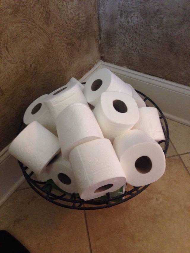 I never feel safer than I do in the bathroom at my parents house.