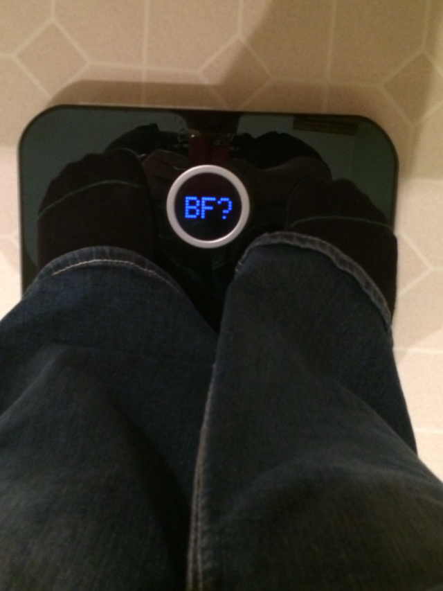 No scale, I don't have a boyfriend yet but thanks for the reminder.