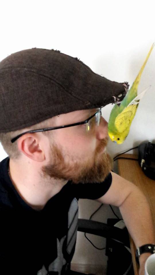 My little buddy is a bit clingy in the morning.