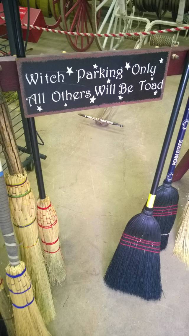Spotted a dad joke at a place selling brooms...