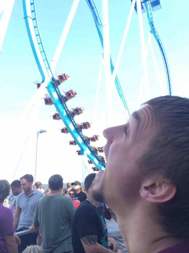 Bored in line for a roller-coaster and decided to do this because I use my time wisely.