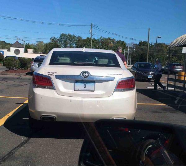Found a VERY low license plate number today