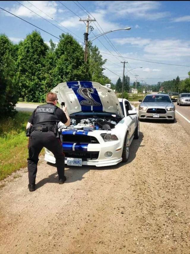 We take being pulled over seriously here in Canada