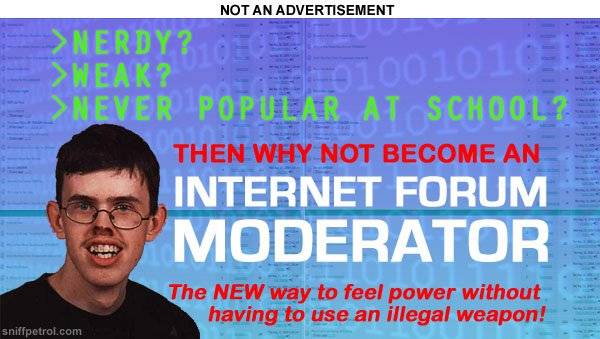 become an internet forum moderatr