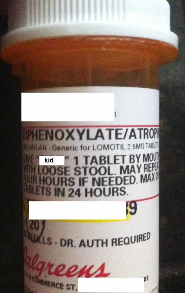 My kid got medicine today and asked if she could take it with water instead of how it was prescribed.