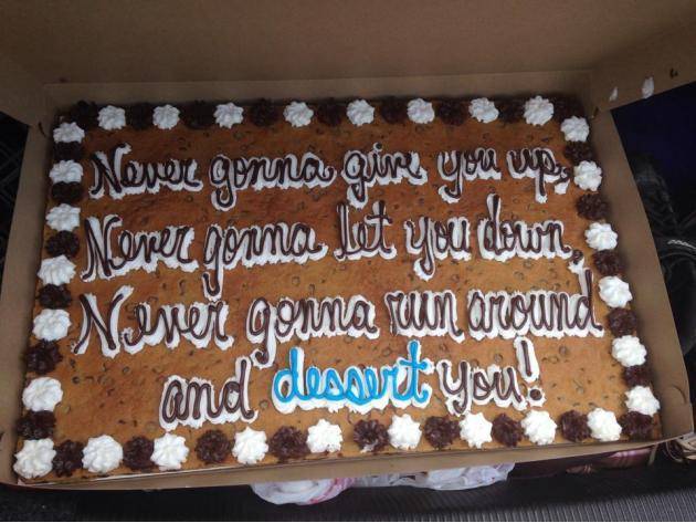 My birthday is this weekend. This is my cake my girlfriend bought me.