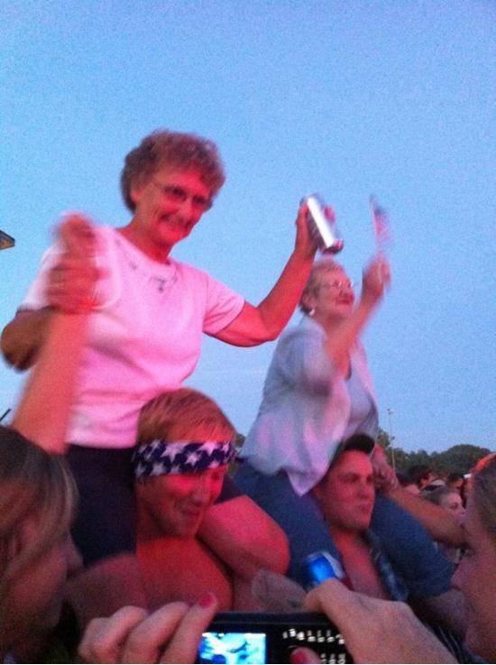 My buddy and his friend enjoyed themselves a little too much at a country concert this summer...