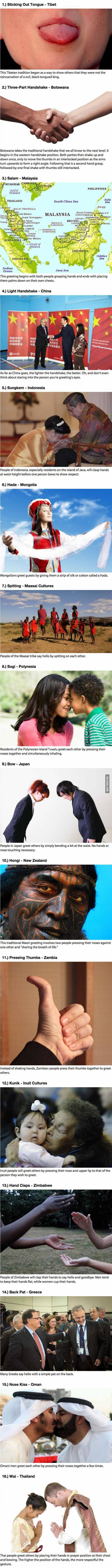 These 16 Normal Greetings In Other Countries Shocked Me. #10 Is So Odd!