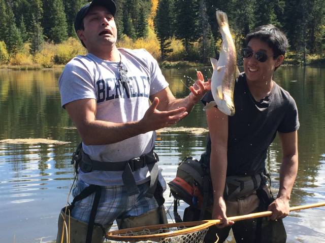 so I took my friend fishing with me...