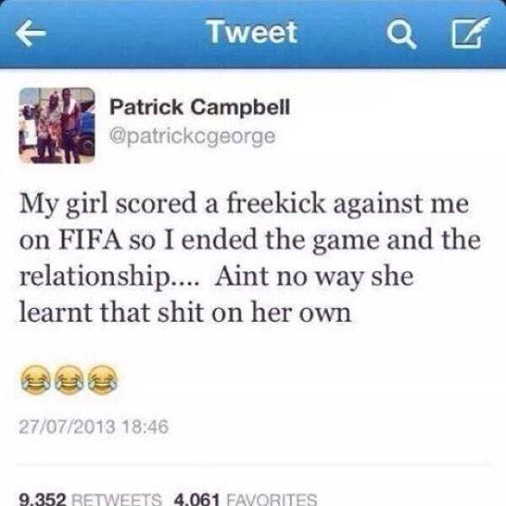 No way she learned that by herself...