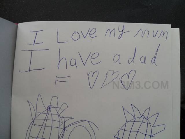 As a Father, I was touched by my daughter's entry in her journal...