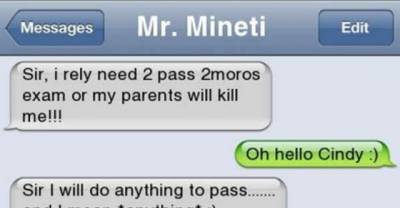 Funny & Awkward Texts From Teachers