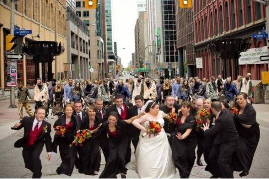 Walkers attacked at my wedding