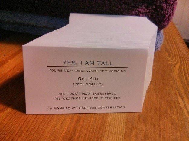 So my friend posted these business cards he now has on facebook