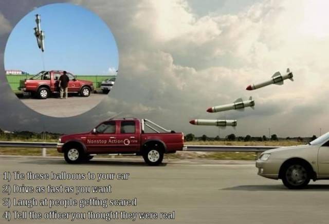 missiles followed my car