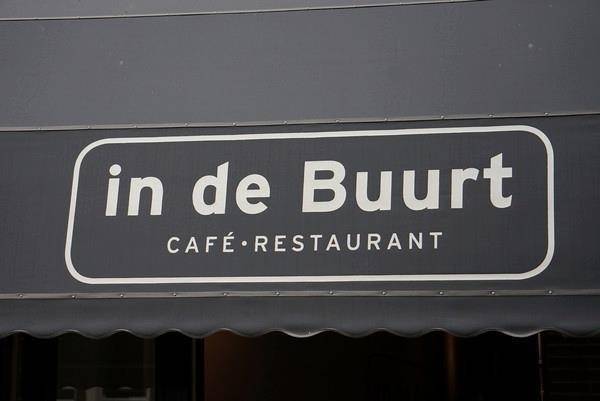 A restaurant sign