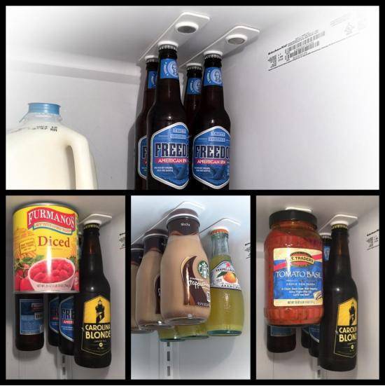 The Refrigerator Bottle Loft is pure genius
