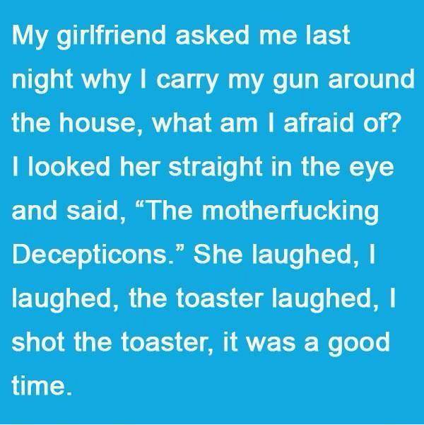 This is a prime example of an optimistic joke.