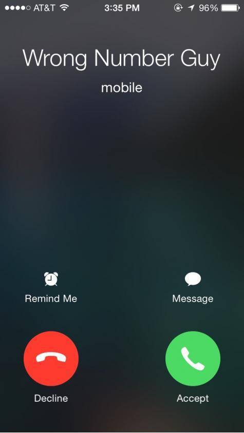 This guy has called me 44 times in the past year