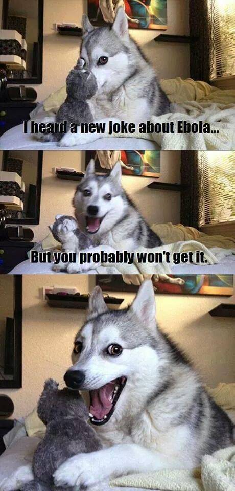 the joke about Ebola