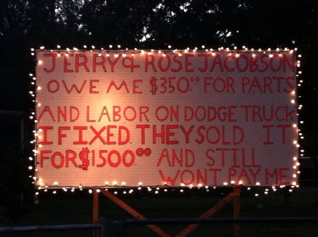 rant on the decorated wall