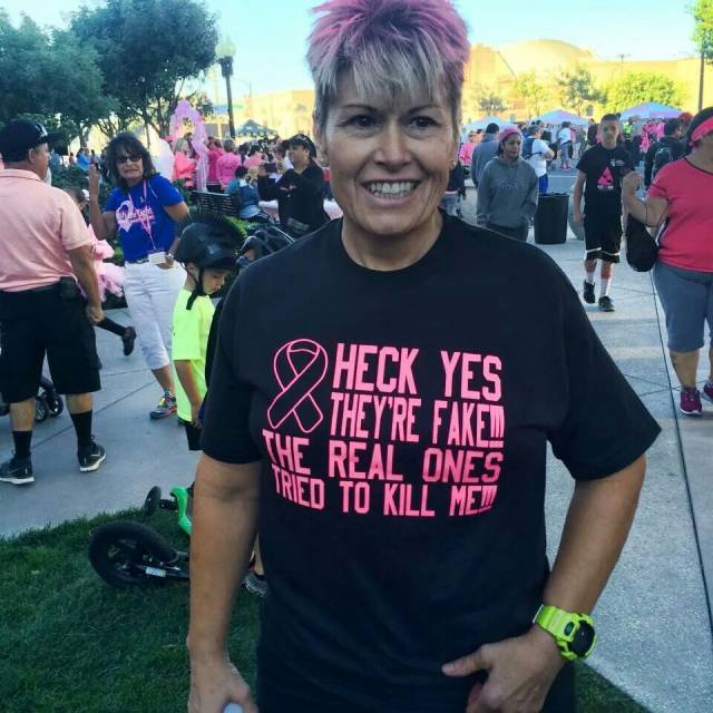 Cancer survivor takes life with a little humor ^_^