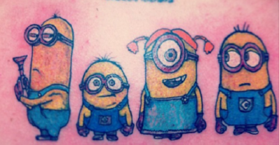 Awesome Tattoos of the Minions from &lsquo;Despicable Me'