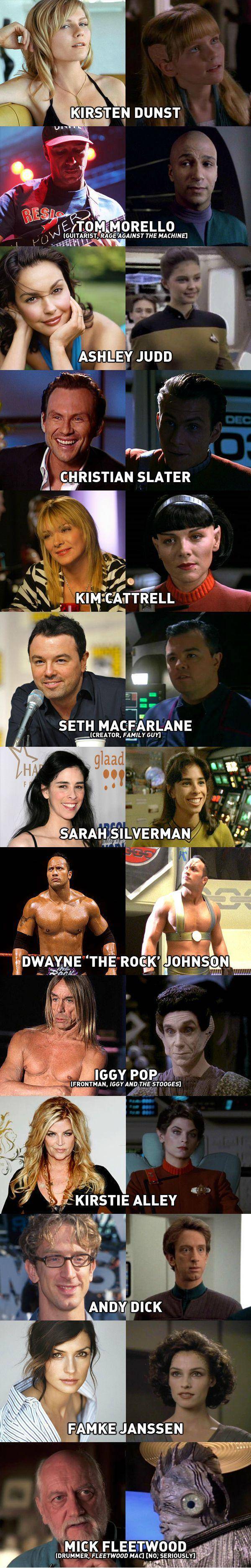 how many of these people did you know were in Star Trek?