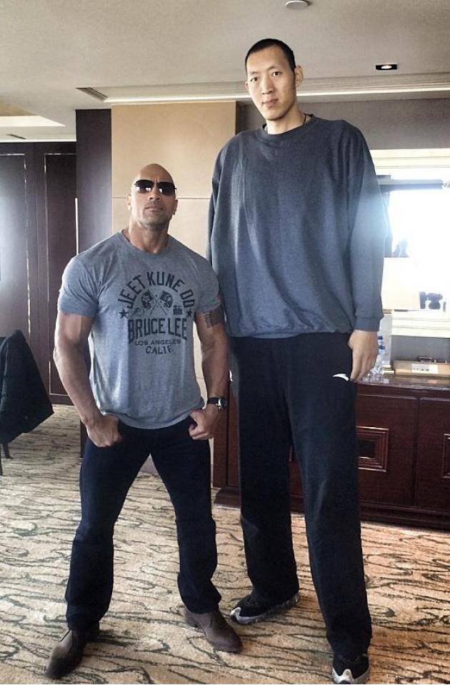 The Rock looking more like The Pebble