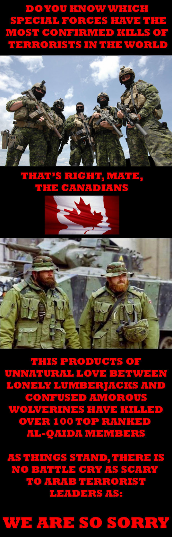 When I hear ISIS threatening Canada I remember this fact: