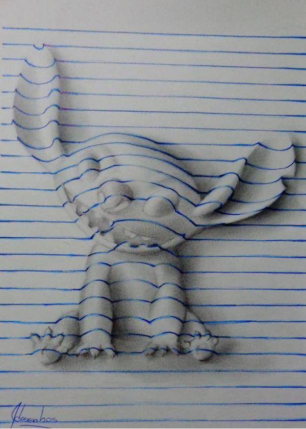 Notepad 3D art
