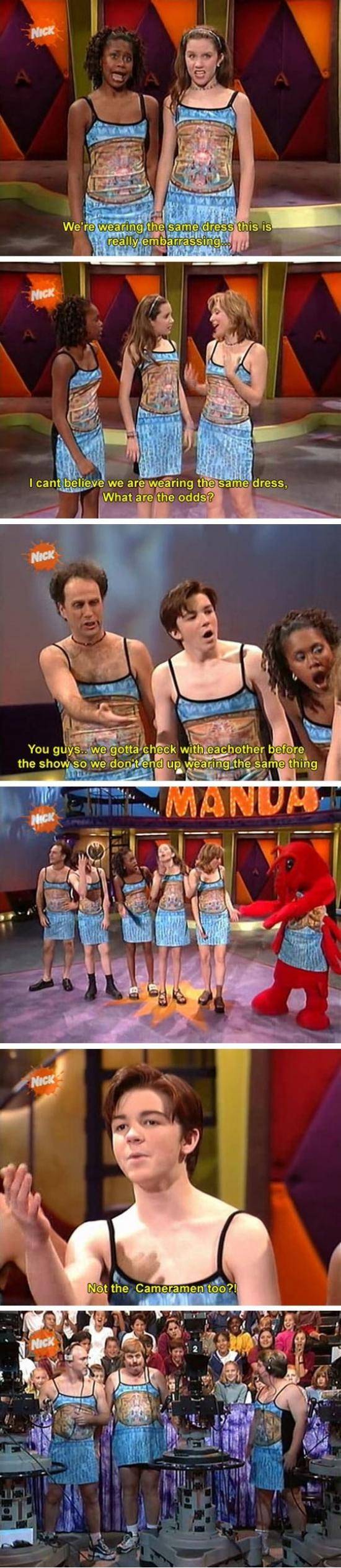 On a side note, that is a REALLY 90s dress