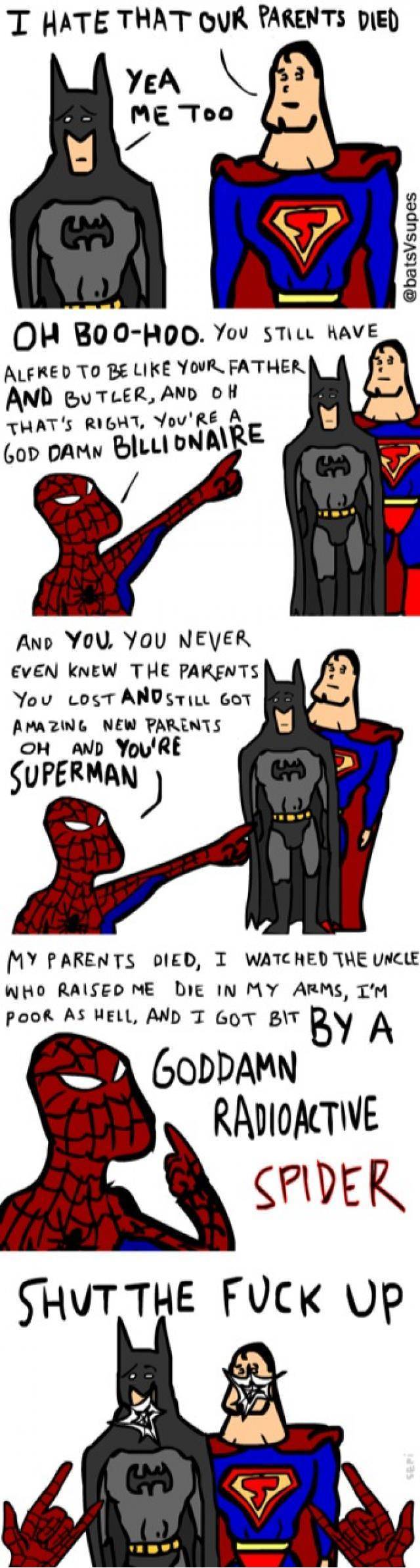 Spidey’s having a bad day
