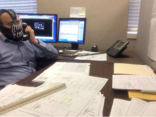 just another day at work