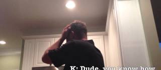 Wife tells husband that they’re having a baby with a nice reaction