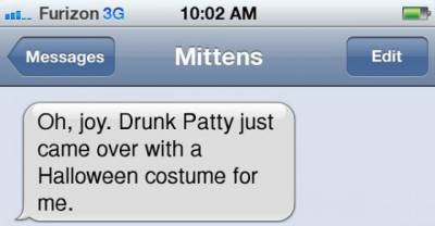 Texts from Mittens: The Halloween Edition