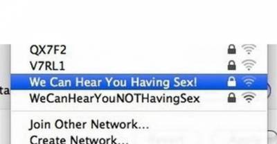 These people know how to troll their neighbors via WIFI