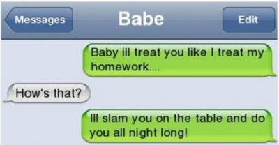 Funniest Text Message Pick Up Lines Ever!