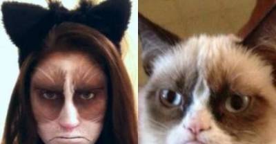 So how about Grumpy Cat Cosplays?
