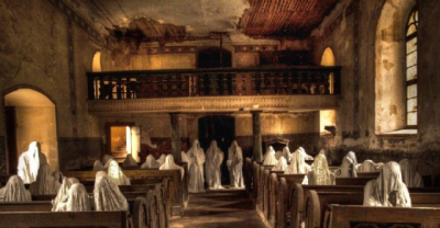 The Ghostly Installation Inside The Church